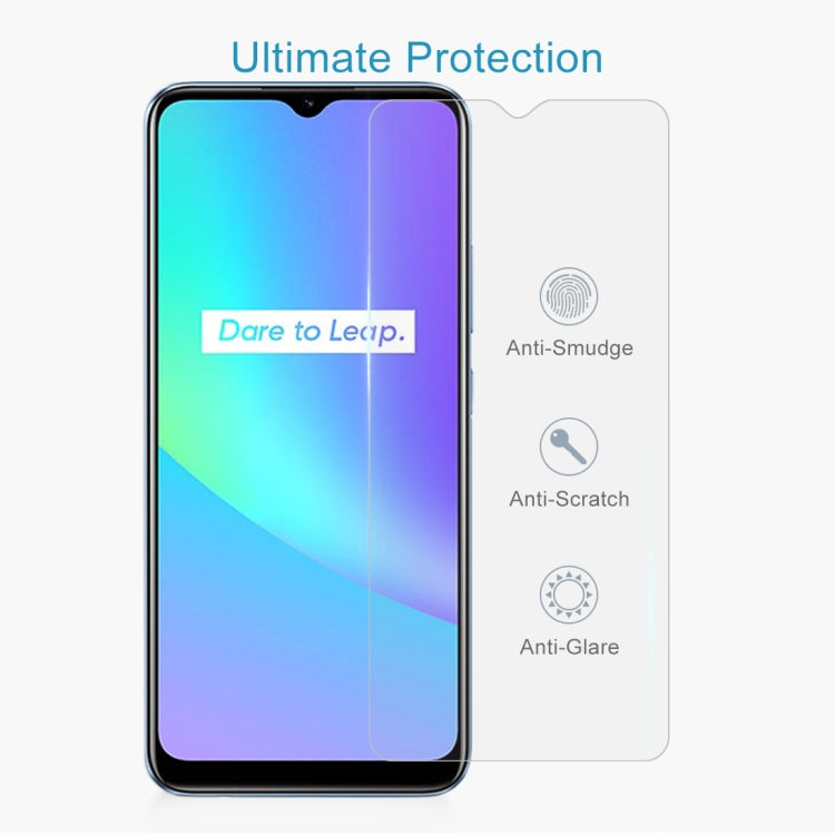 For OPPO Realme C25 10 PCS 0.26mm 9H 2.5D Tempered Glass Film