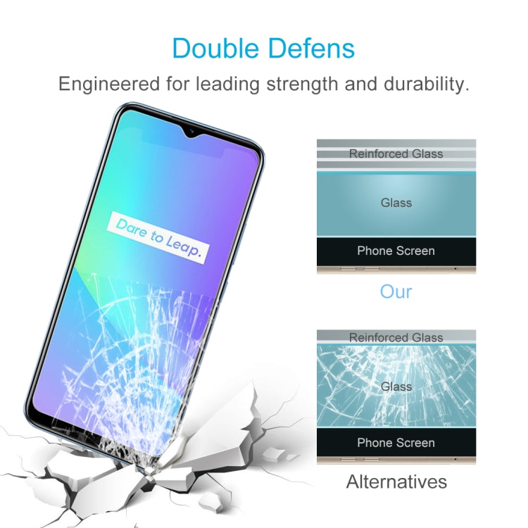 For OPPO Realme C25 10 PCS 0.26mm 9H 2.5D Tempered Glass Film