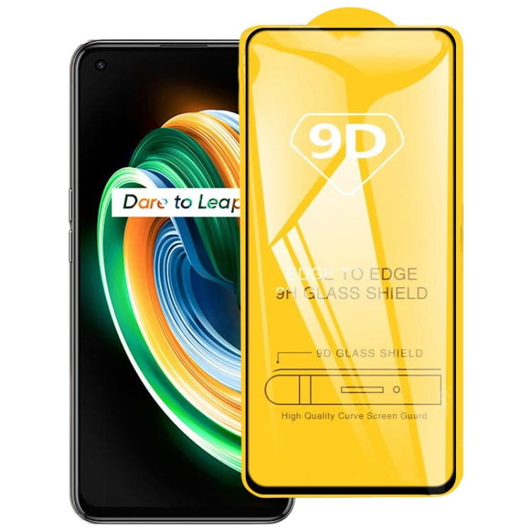For OPPO Realme Q3 Pro Carnival / Q3 Pro 5G Carnival 9D Full Glue Full Screen Tempered Glass Film