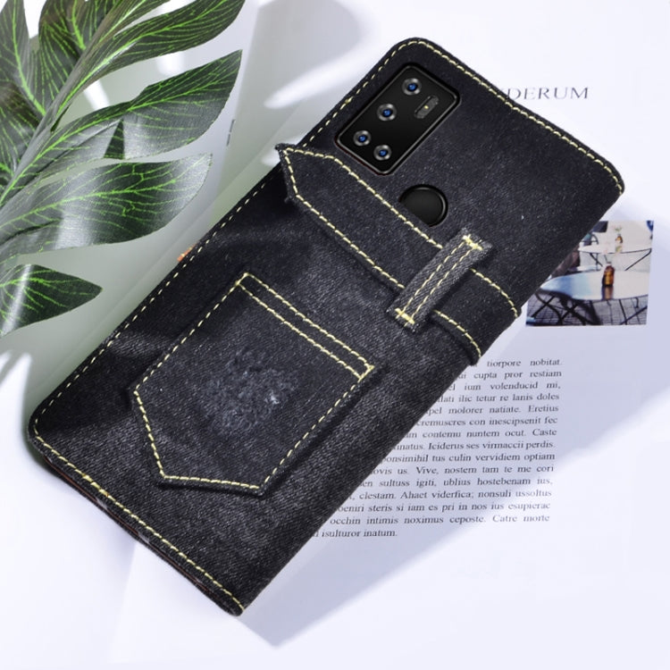 For Cubot C20 Denim Horizontal Flip Leather Case with Holder & Card Slot & Wallet