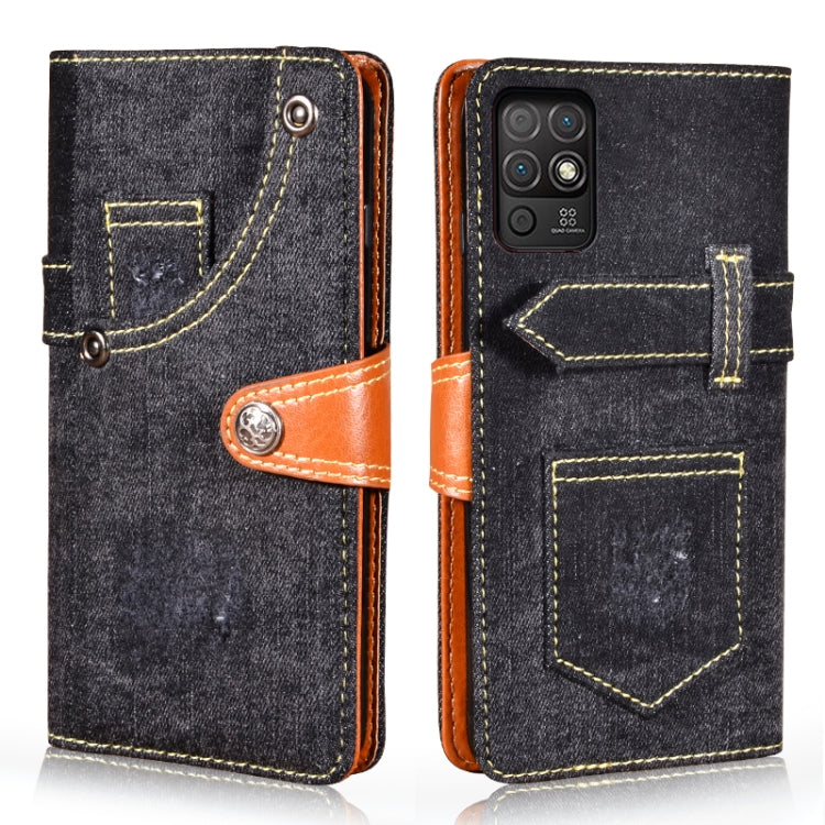 For Honor Play 5T Youth Denim Horizontal Flip Leather Case with Holder & Card Slot & Wallet