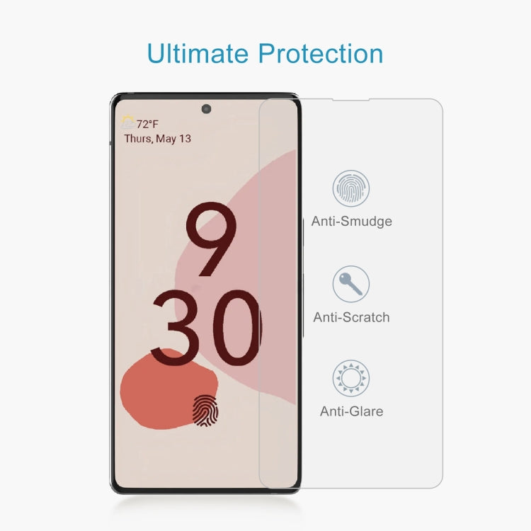 For Google Pixel 6 10 PCS 0.26mm 9H 2.5D Tempered Glass Film