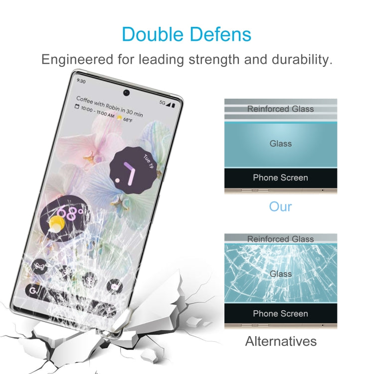 For Google Pixel 6 Pro 50 PCS 0.26mm 9H 2.5D Tempered Glass Film