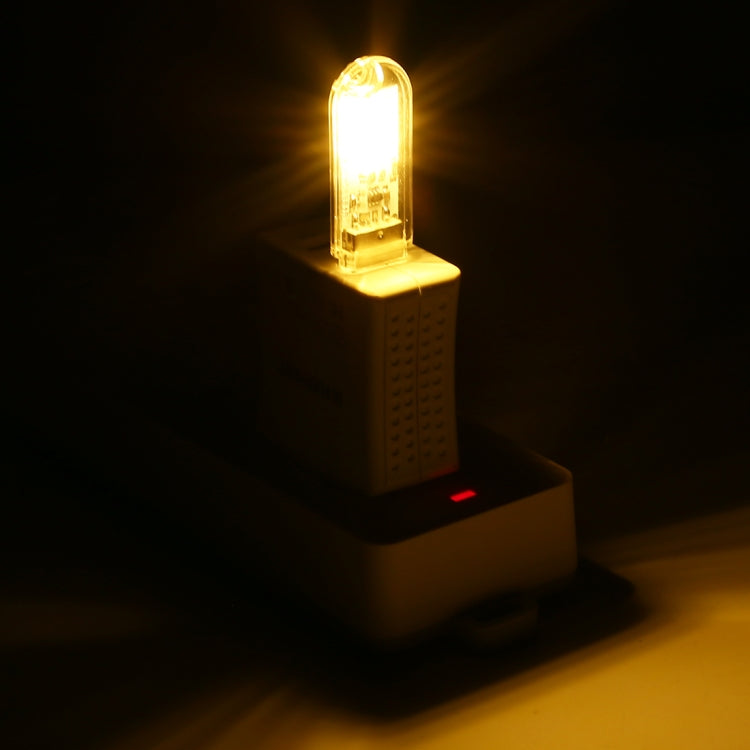 3W 3LEDs 5V 80LM USB LED Book Light Portable Night Light Warm Light