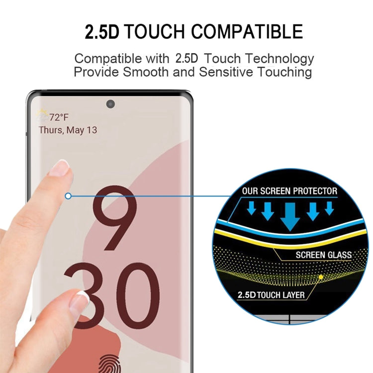 For Google Pixel 6 25 PCS Full Glue Full Screen Tempered Glass Film