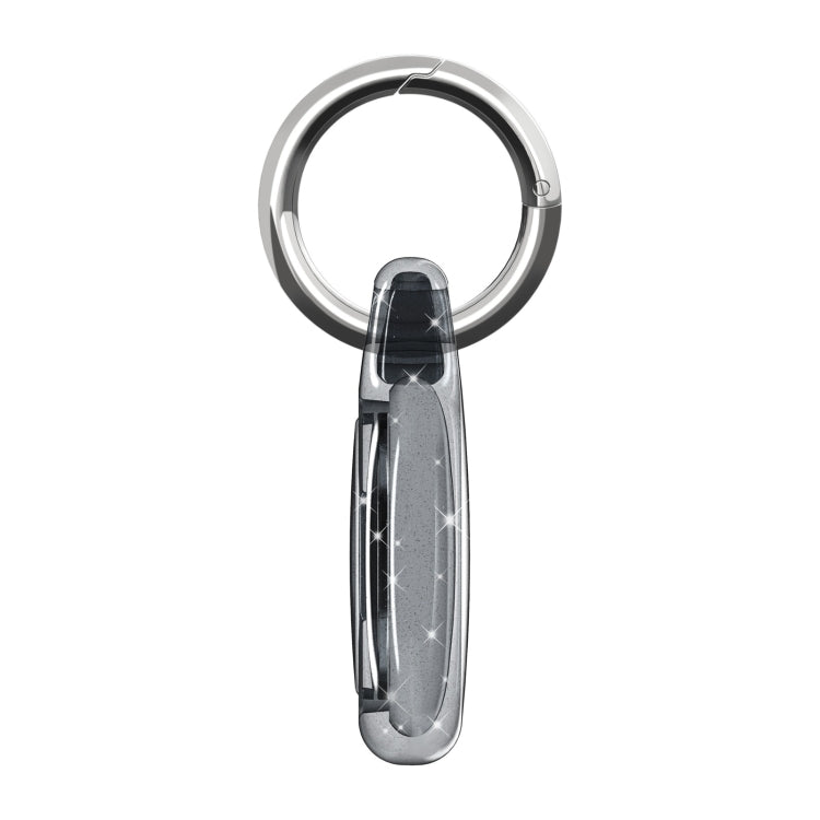 IMD Workmanship PC Transparent Shockproof Protective Cover Case with Keychain Hook Loop For Airtag