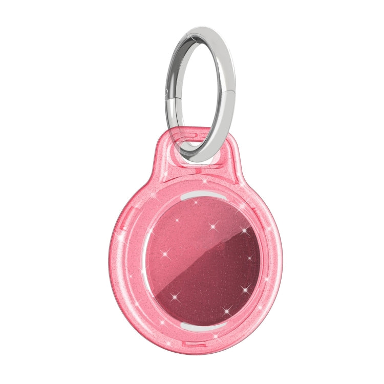 IMD Workmanship PC Transparent Shockproof Protective Cover Case with Keychain Hook Loop For Airtag