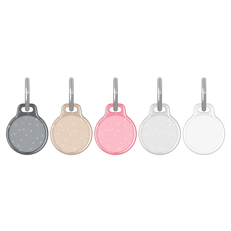 IMD Workmanship PC Transparent Shockproof Protective Cover Case with Keychain Hook Loop For Airtag