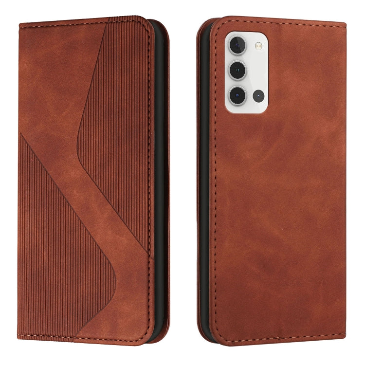 For Samsung Galaxy A22 5G Skin Feel Magnetic S-type Solid Color Horizontal Flip Leather Case with Holder & Card Slot & Wallet
