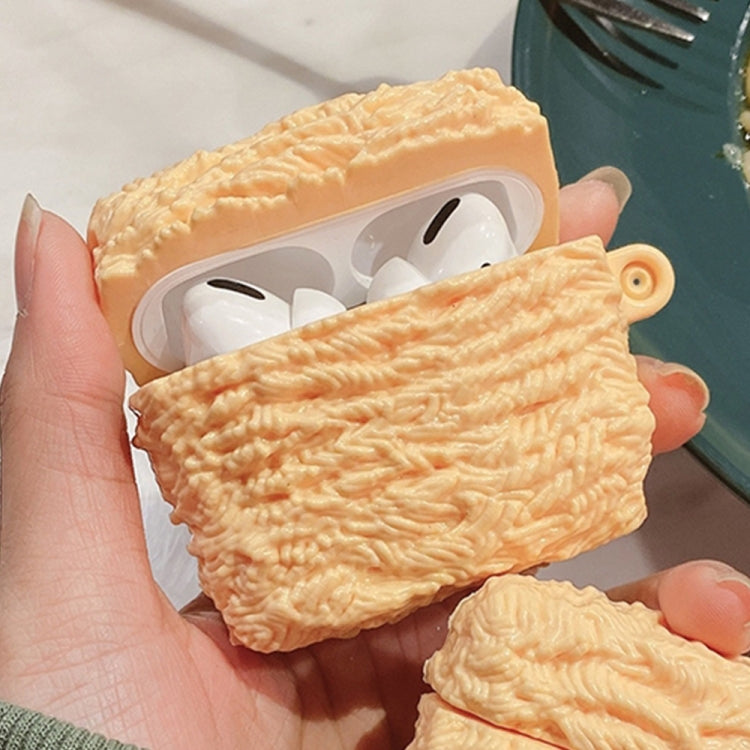 Instant Noodles Shape Silicone Wireless Earphone Protective Case For AirPods Pro