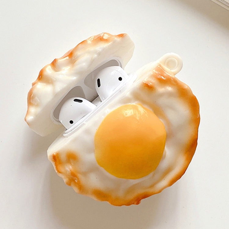 Poached Egg Shape Silicone Wireless Earphone Protective Case For AirPods 1 / 2