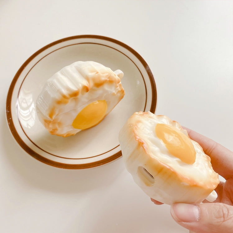 Poached Egg Shape Silicone Wireless Earphone Protective Case For AirPods 1 / 2