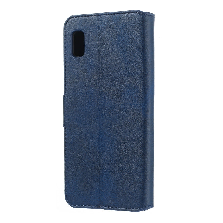 For Galaxy A10e Solid Color Buckle Horizontal Flip Leather Case with Wallet & Holder & Card Slots