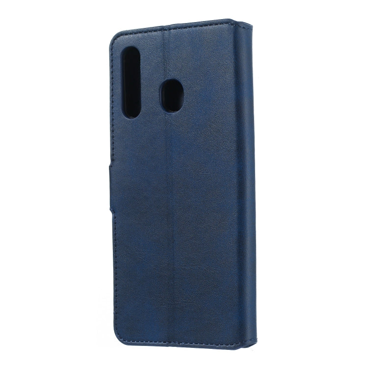 For Galaxy A20 / A30 Solid Color Buckle Horizontal Flip Leather Case with Wallet & Holder & Card Slots