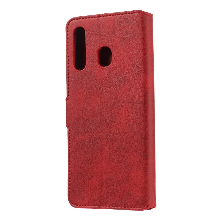 For Galaxy A20 / A30 Solid Color Buckle Horizontal Flip Leather Case with Wallet & Holder & Card Slots