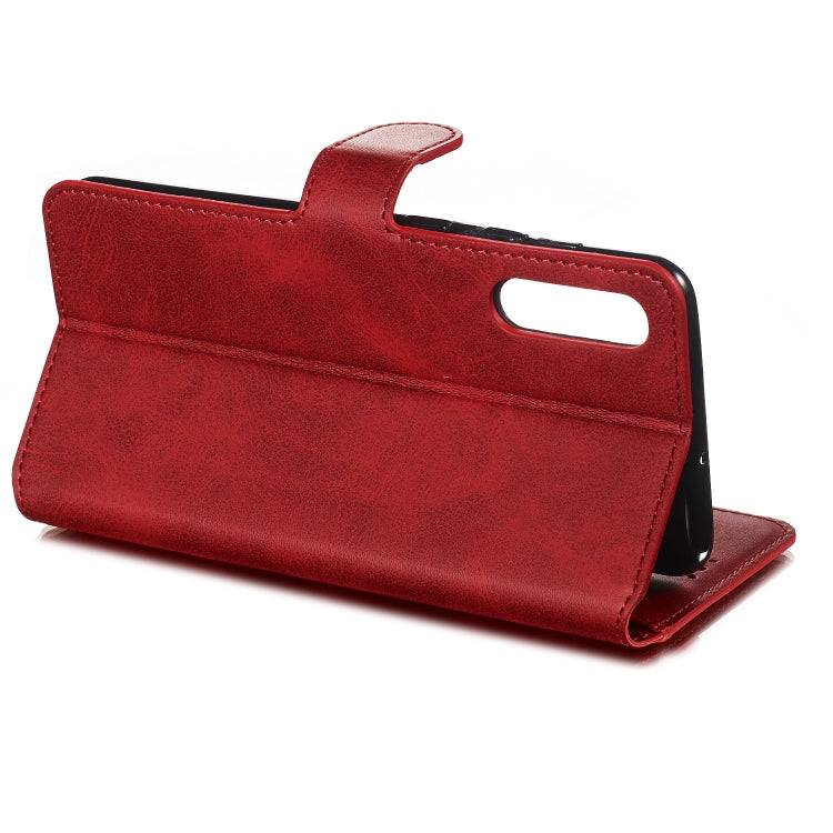 For Galaxy A50 / A30s / A50s Solid Color Buckle Horizontal Flip Leather Case with Wallet & Holder & Card Slots