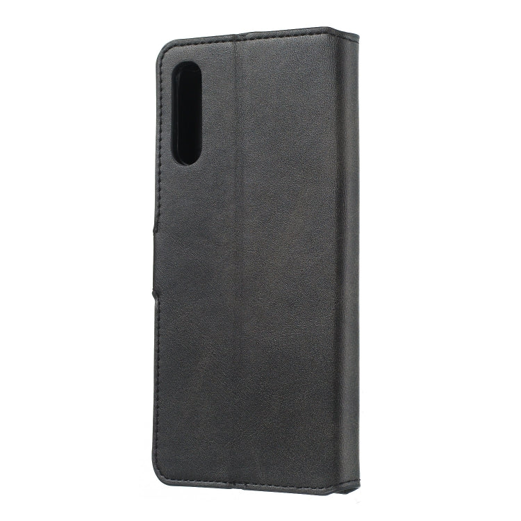 For Galaxy A70 Solid Color Buckle Horizontal Flip Leather Case with Wallet & Holder & Card Slots