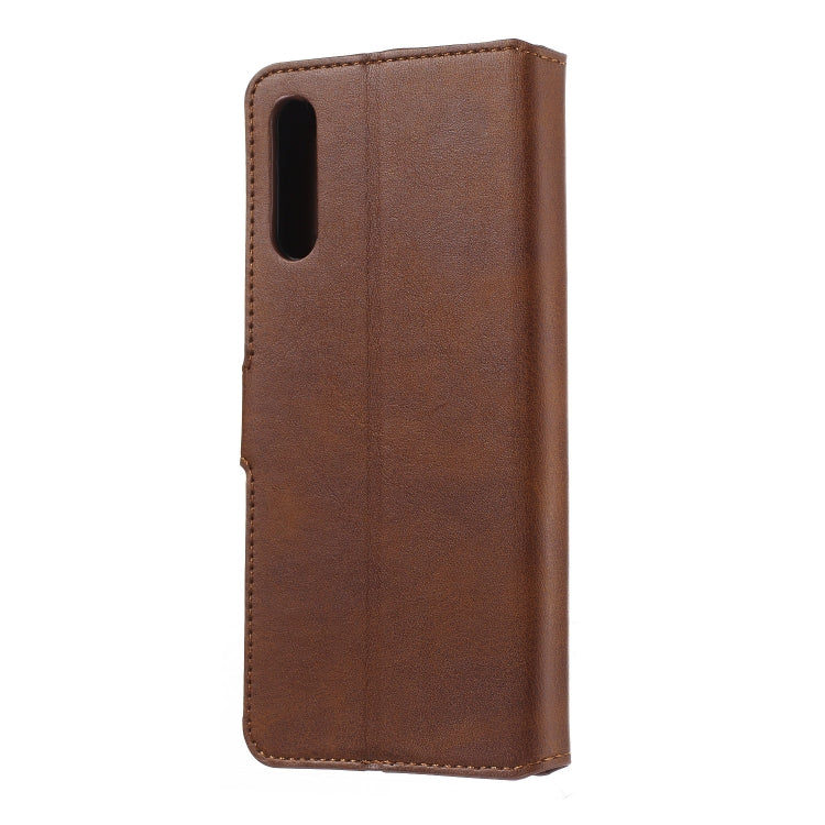 For Galaxy A70 Solid Color Buckle Horizontal Flip Leather Case with Wallet & Holder & Card Slots