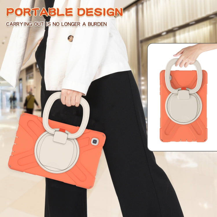 For Samsung Galaxy Tab A7 Lite T220 / T225 Silicone + PC Protective Case with Holder & Shoulder Strap