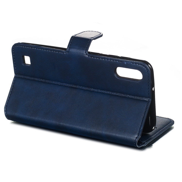 For Galaxy A10 / M10 Solid Color Buckle Horizontal Flip Leather Case with Wallet & Holder & Card Slots