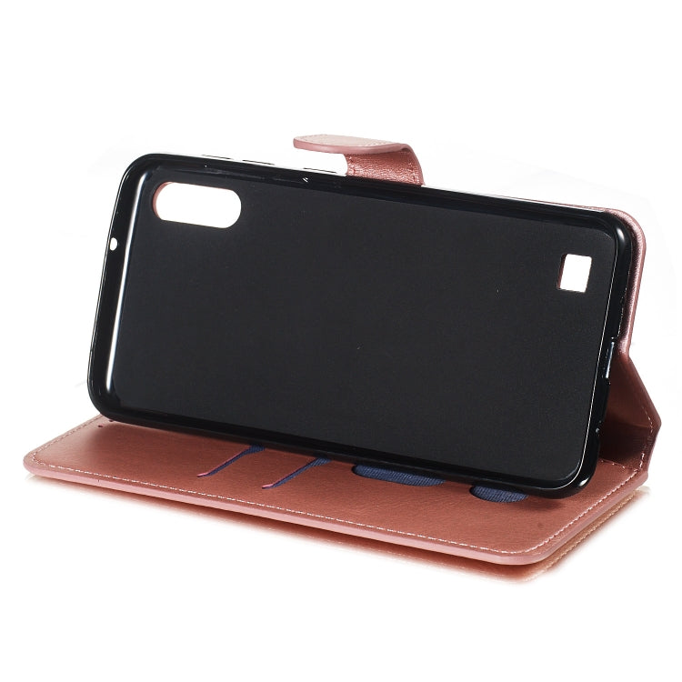 For Galaxy A10 / M10 Solid Color Buckle Horizontal Flip Leather Case with Wallet & Holder & Card Slots
