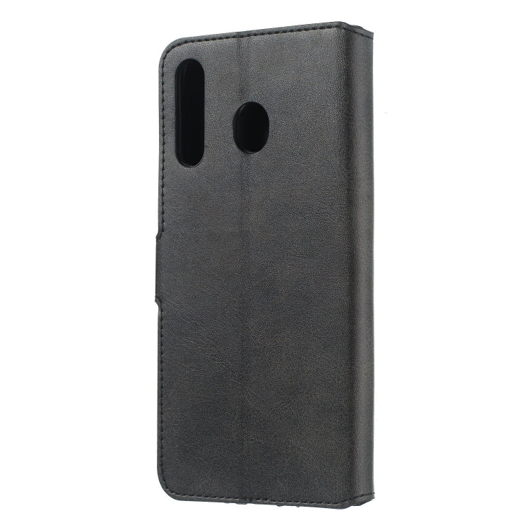 For Galaxy M30 Solid Color Buckle Horizontal Flip Leather Case with Wallet & Holder & Card Slots