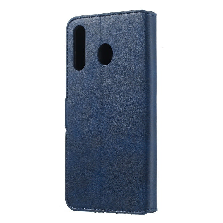 For Galaxy M30 Solid Color Buckle Horizontal Flip Leather Case with Wallet & Holder & Card Slots