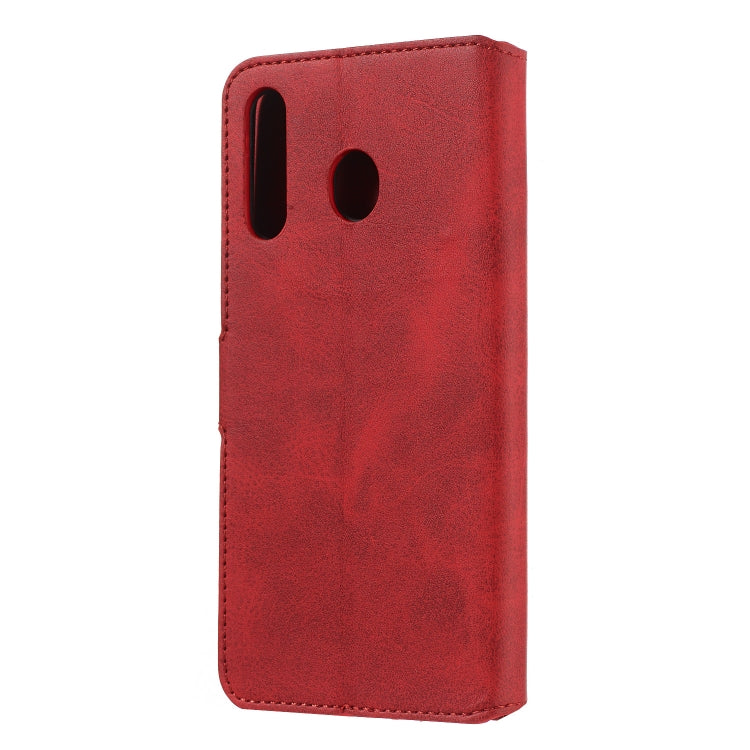For Galaxy M30 Solid Color Buckle Horizontal Flip Leather Case with Wallet & Holder & Card Slots