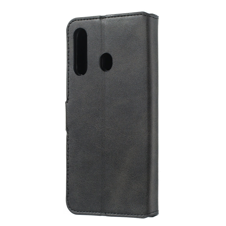 For Galaxy M40 / A60 Solid Color Buckle Horizontal Flip Leather Case with Wallet & Holder & Card Slots