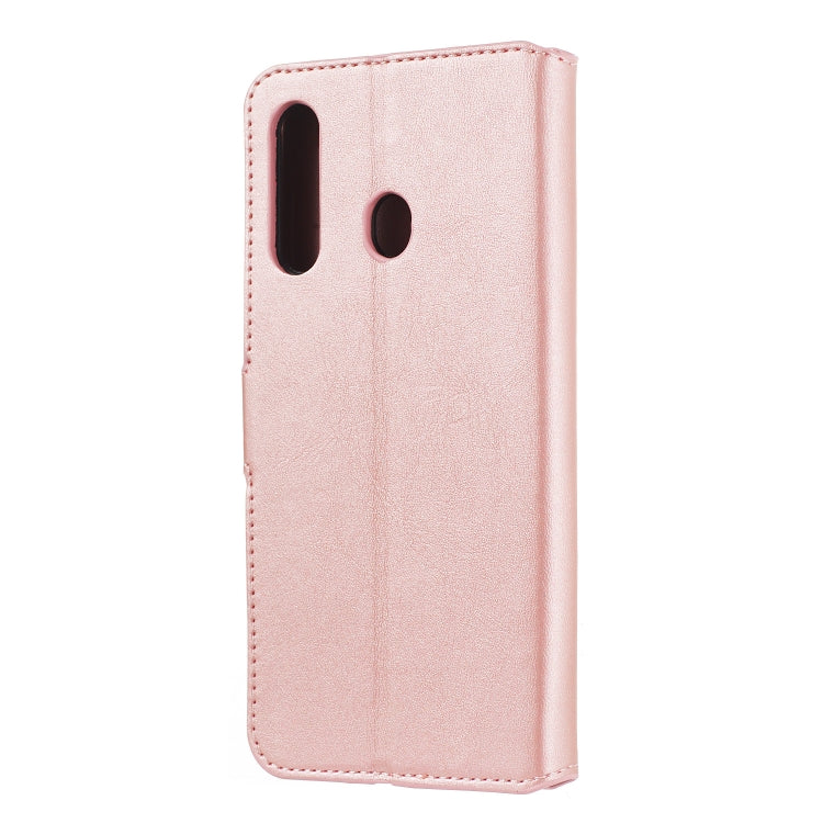 For Galaxy M40 / A60 Solid Color Buckle Horizontal Flip Leather Case with Wallet & Holder & Card Slots