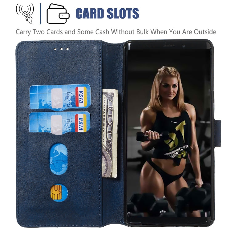 For Galaxy Note9 Solid Color Buckle Horizontal Flip Leather Case with Wallet & Holder & Card Slots