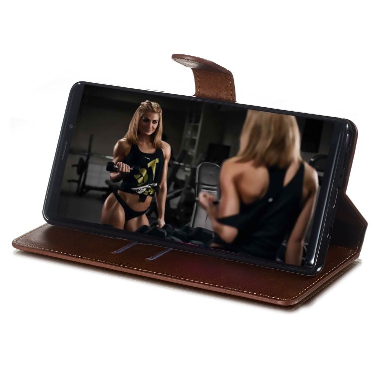 For Galaxy Note9 Solid Color Buckle Horizontal Flip Leather Case with Wallet & Holder & Card Slots