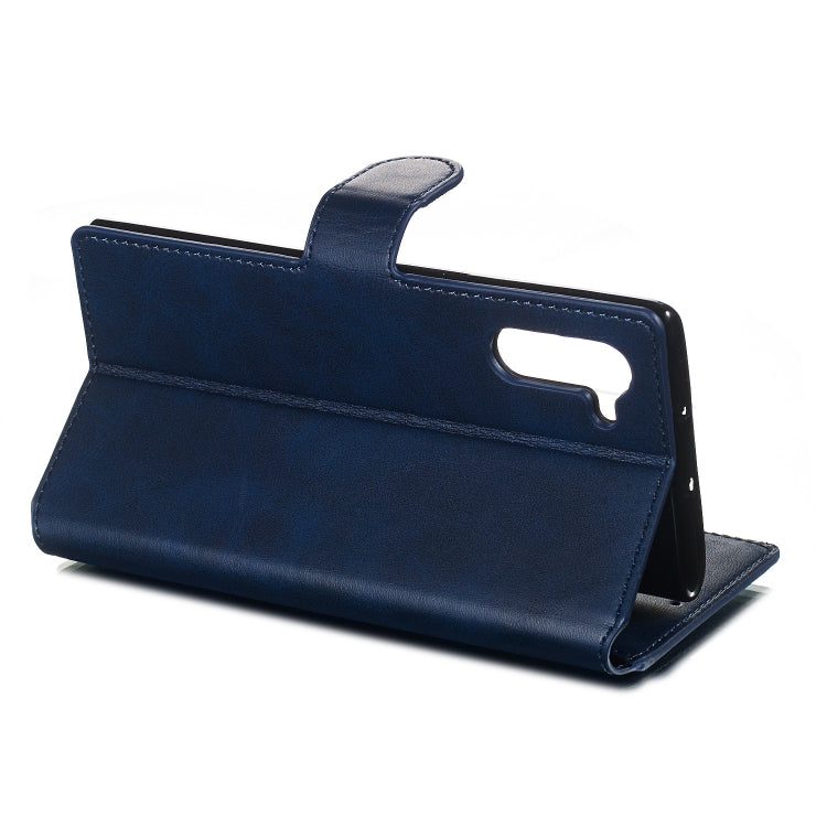 For Galaxy Note10 Solid Color Buckle Horizontal Flip Leather Case with Wallet & Holder & Card Slots