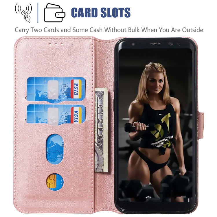 For Galaxy S8 Solid Color Buckle Horizontal Flip Leather Case with Wallet & Holder & Card Slots