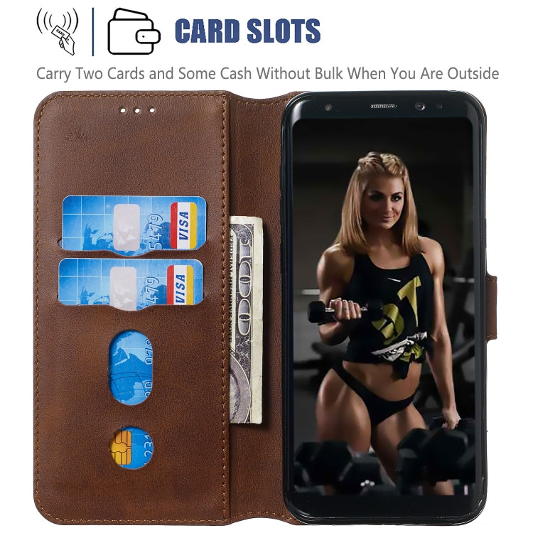 For Galaxy S8 Solid Color Buckle Horizontal Flip Leather Case with Wallet & Holder & Card Slots