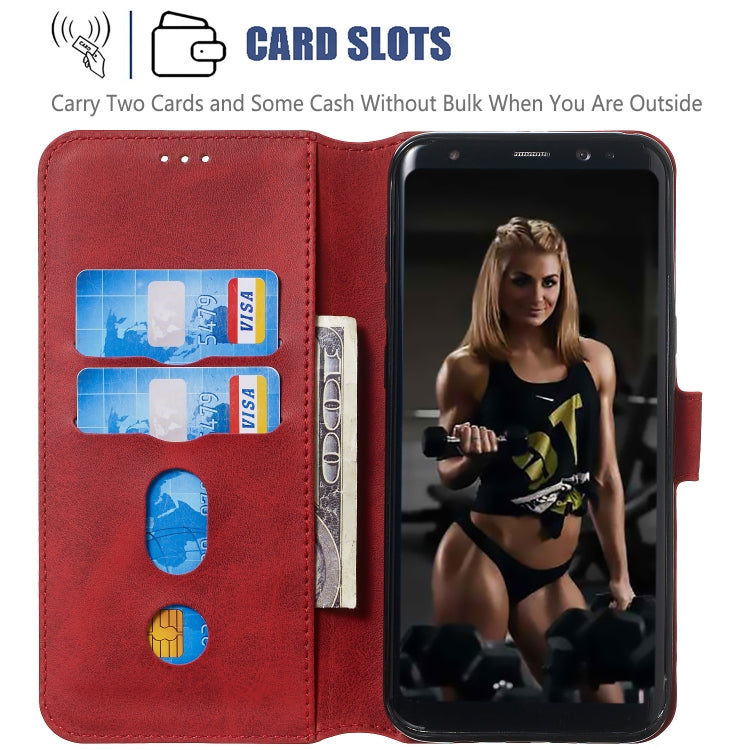 For Galaxy S8 Solid Color Buckle Horizontal Flip Leather Case with Wallet & Holder & Card Slots