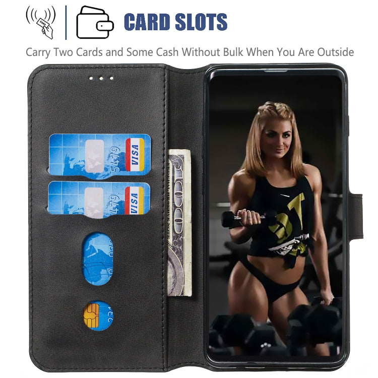 For Galaxy S10 Solid Color Buckle Horizontal Flip Leather Case with Wallet & Holder & Card Slots