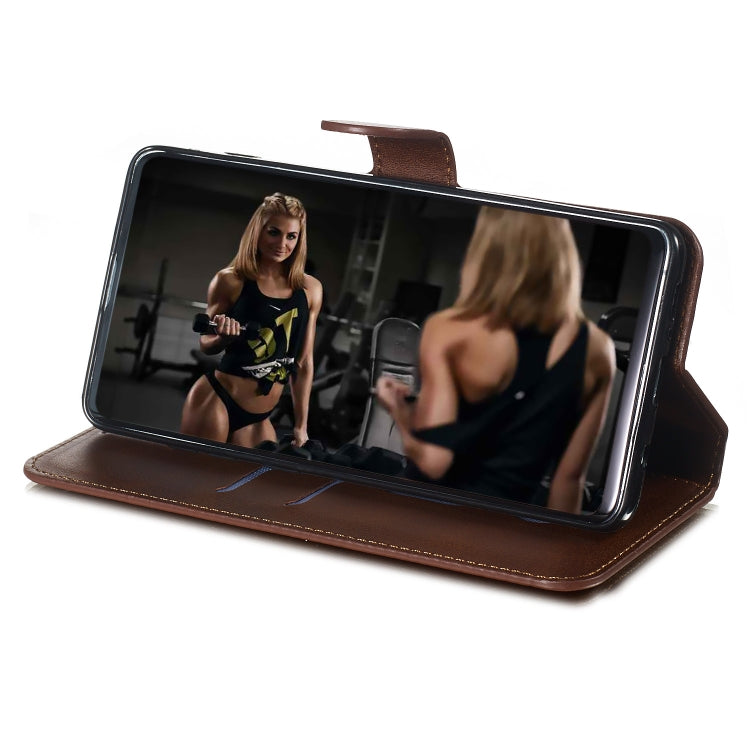 For Galaxy S10 Solid Color Buckle Horizontal Flip Leather Case with Wallet & Holder & Card Slots