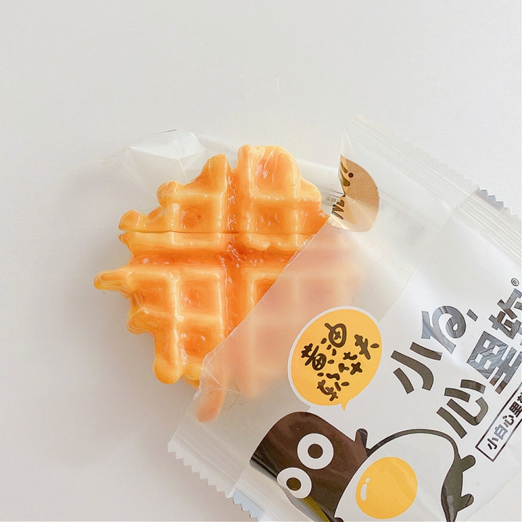 Waffle Shape Silicone Wireless Earphone Protective Case For AirPods 1 / 2