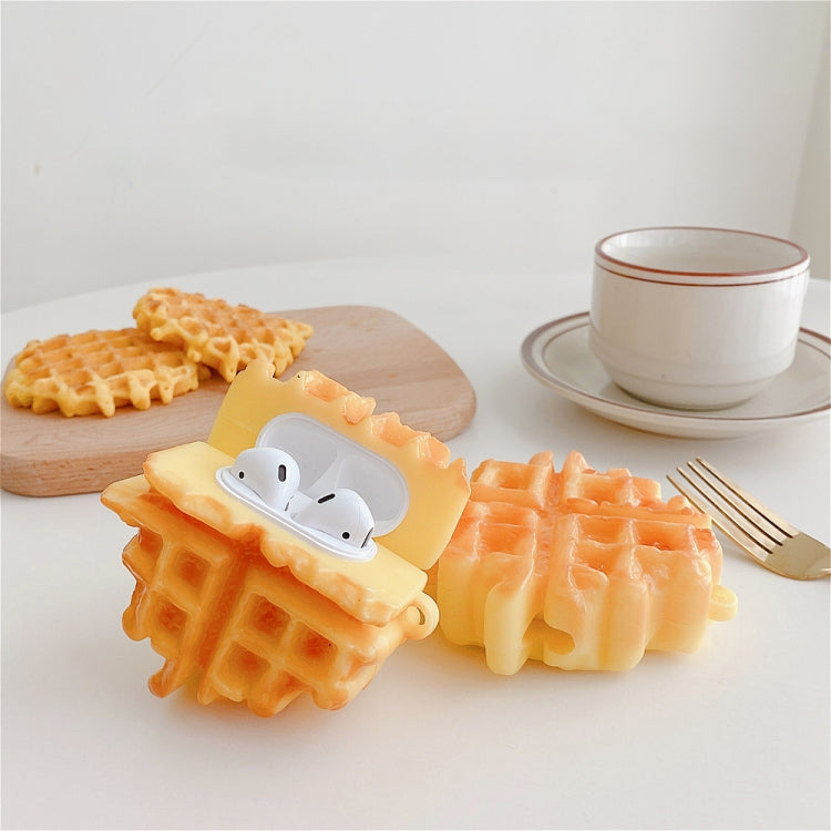 Waffle Shape Silicone Wireless Earphone Protective Case For AirPods Pro