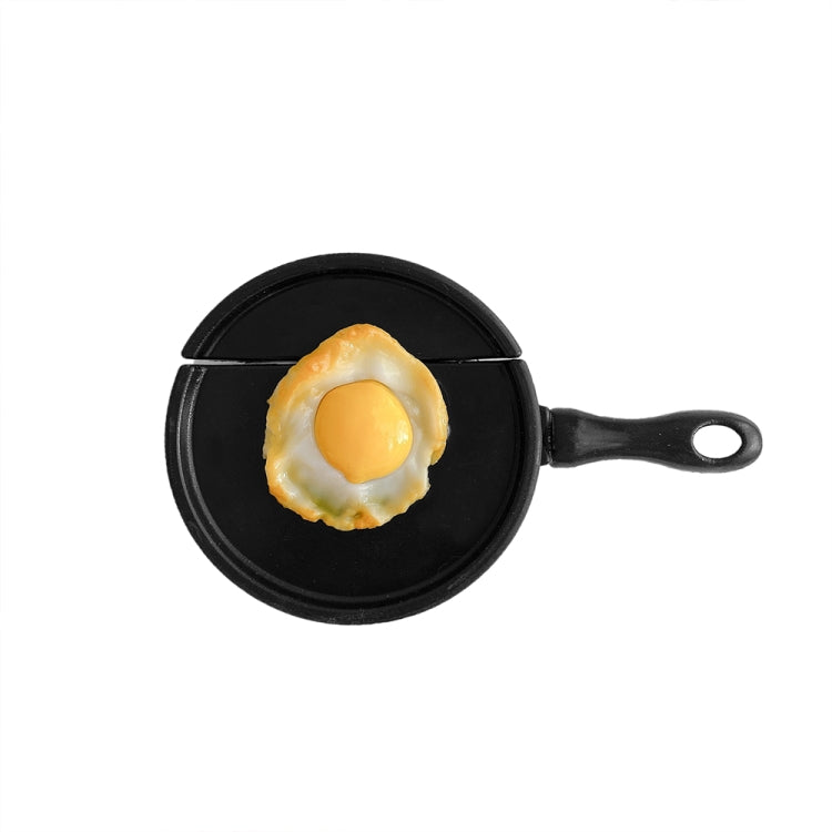Pan Poached Egg Shape Silicone Wireless Earphone Protective Case For AirPods 1 / 2