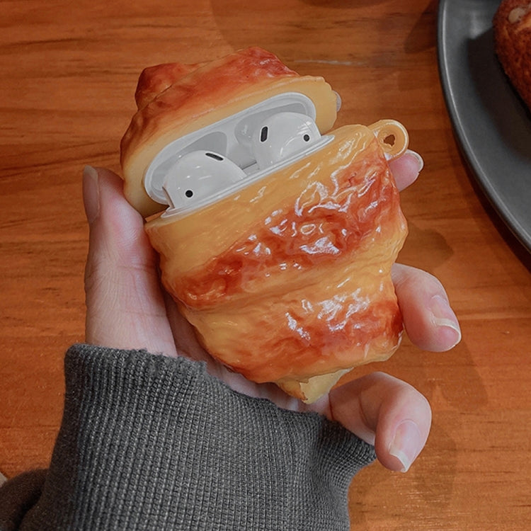 Croissant Shape Wireless Earphone Protective Case For AirPods 1 / 2