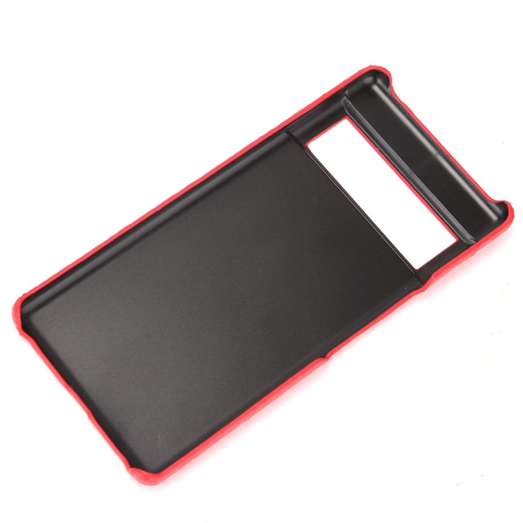 For Google Pixel 6 Pro Shockproof Crocodile Texture PC + PU Case