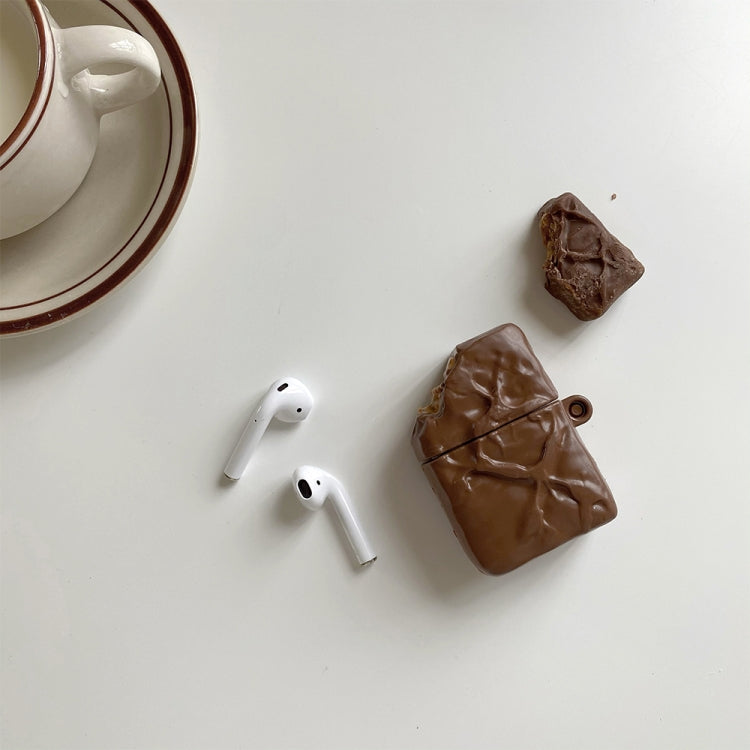 Chocolate Shape Silicone Wireless Earphone Protective Case For AirPods 1 / 2