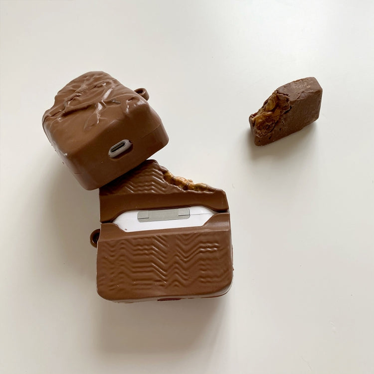 Chocolate Shape Silicone Wireless Earphone Protective Case For AirPods 1 / 2