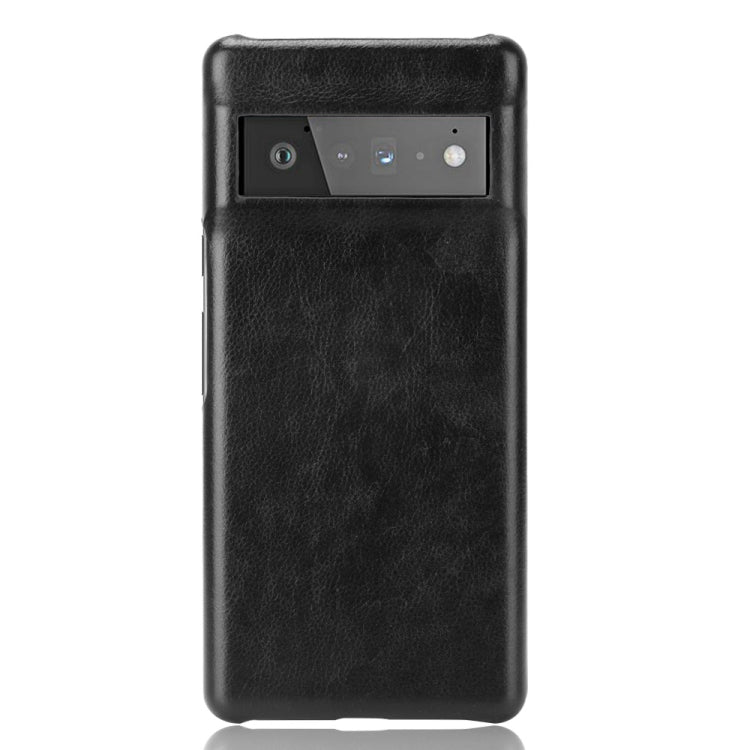 For Google Pixel 6 Pro Shockproof Litchi Texture PC + PU Case