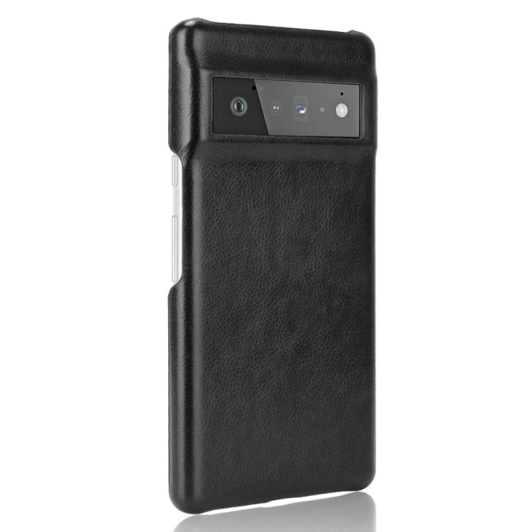 For Google Pixel 6 Pro Shockproof Litchi Texture PC + PU Case