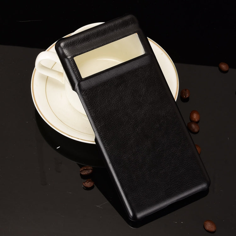For Google Pixel 6 Pro Shockproof Litchi Texture PC + PU Case