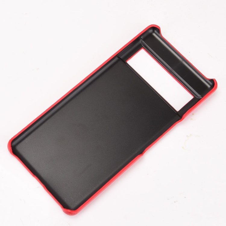For Google Pixel 6 Pro Shockproof Litchi Texture PC + PU Case