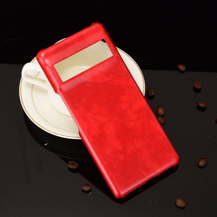 For Google Pixel 6 Pro Shockproof Litchi Texture PC + PU Case